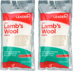 Leader 100 Percent Lambs Wool Padding front packaging view for toe pain relief