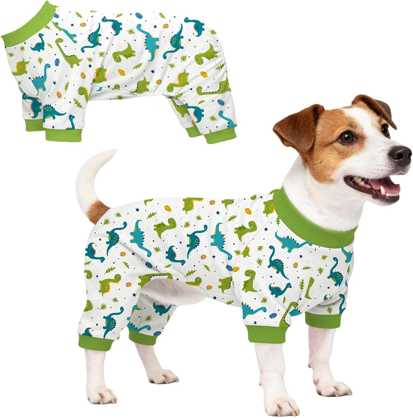 Dog Pajamas for Small Medium Dogs Recovery Suit Dog Pjs Dog Onesie Cute Soft Breathable Puppy Pajamas Pet Spring Summer Stretchy Pjs for Boy Girl - Pink Bows - Image 12