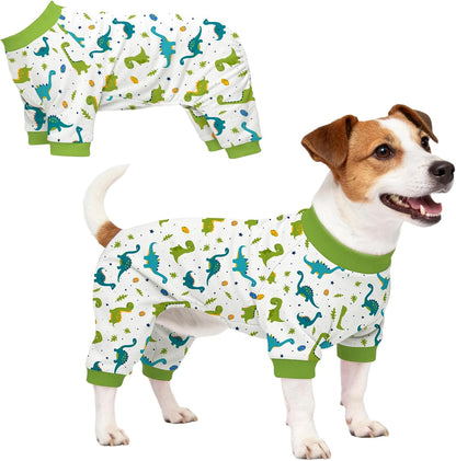 Dog Pajamas for Small Medium Dogs Recovery Suit Dog Pjs Dog Onesie Cute Soft Breathable Puppy Pajamas Pet Spring Summer Stretchy Pjs for Boy Girl - Pink Bows - Image 12