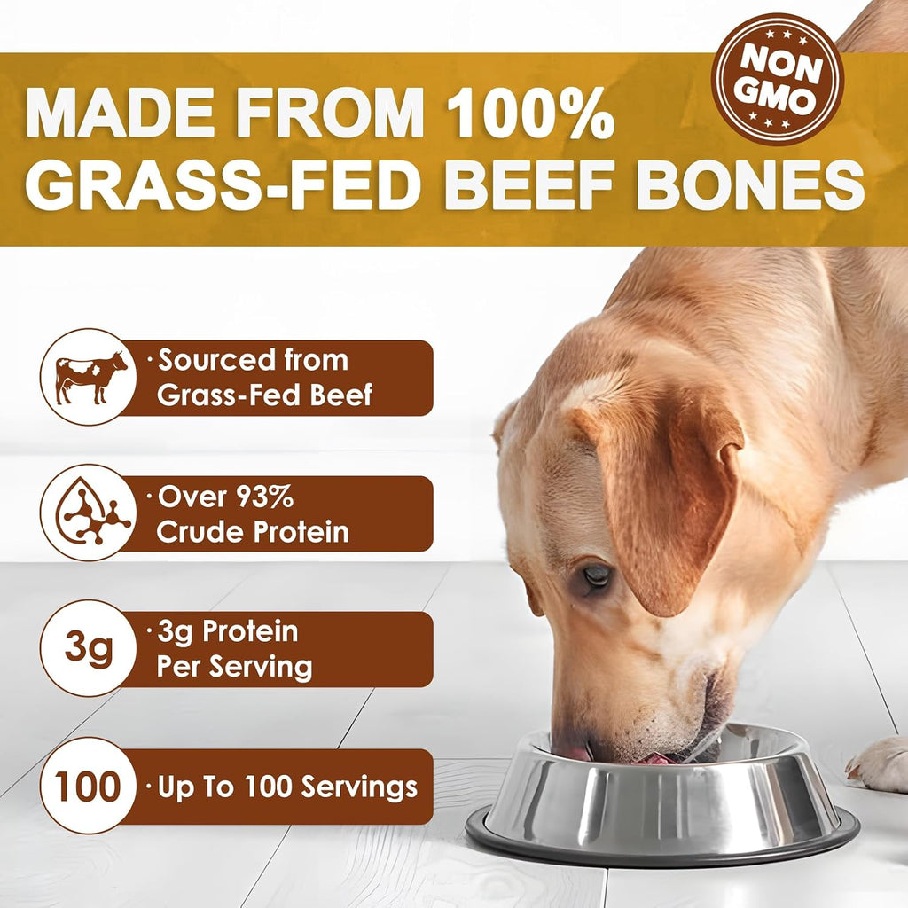 Human grade dog food gravy topper for picky eaters mixed with warm water