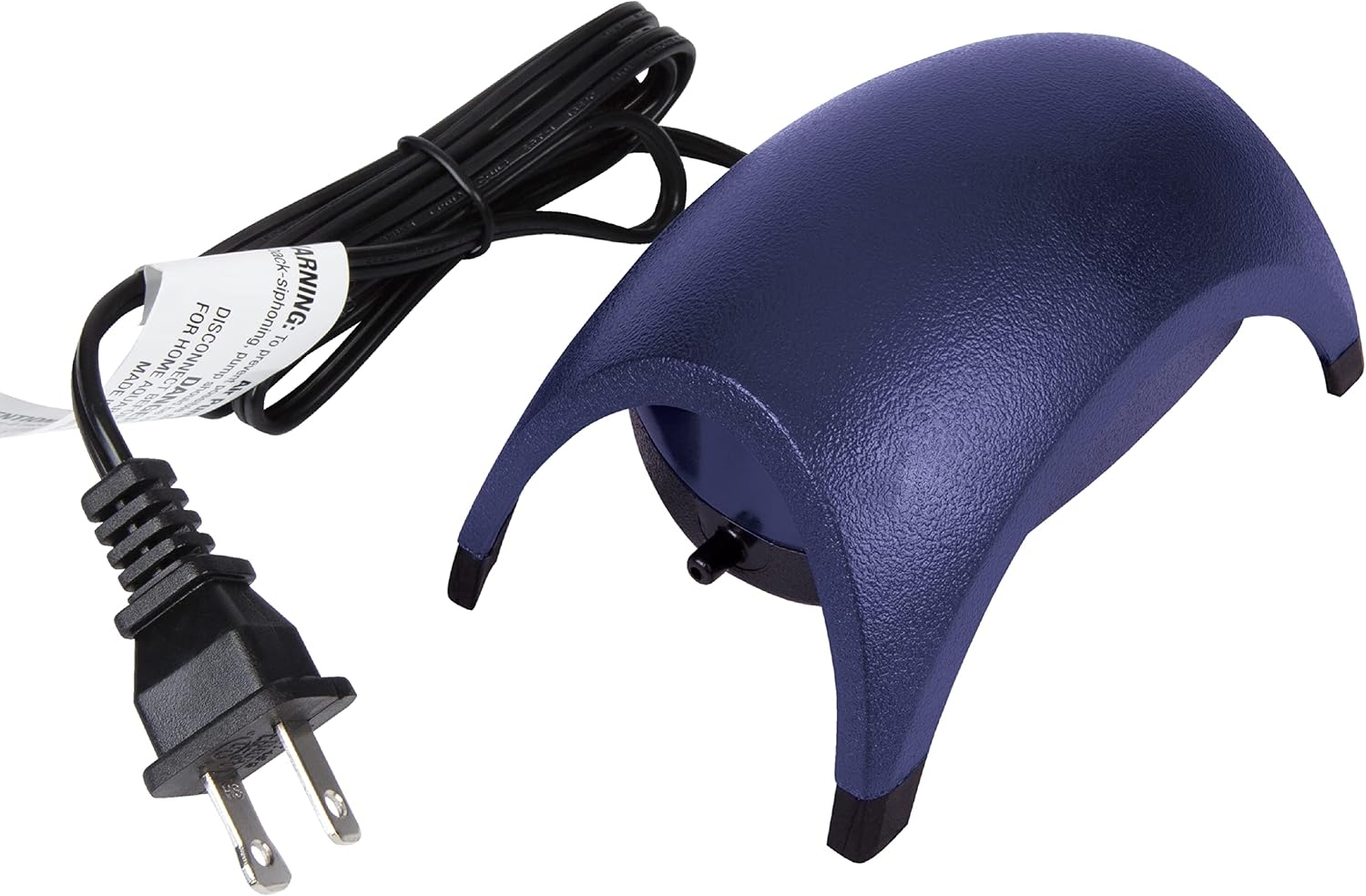 Compact design of Tetra Whisper air pump in hand