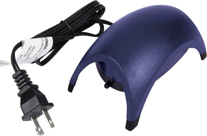 Compact design of Tetra Whisper air pump in hand