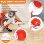 Durable non-toxic material of Maxtooa cat chase toy