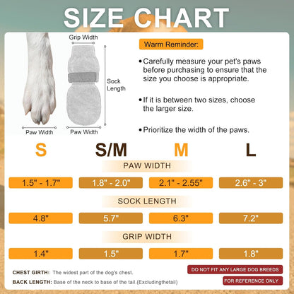 Senior dog walking safely with Beautyzoo traction socks