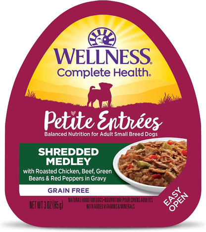 Wellness Petite Entrees Mini Filets Small Breed Adult Wet Dog Food, Grain Free, Natural, Tender Turkey, Green Beans, and White Sweet Potato, 3 oz, Pack of 12 Cups - Image 14