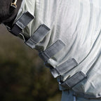 Rugged Ride equestrian fly sheet silver set including matching horse fly mask