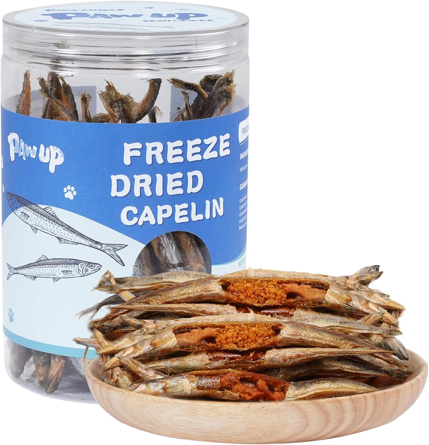 PAWUP Freeze Dried Minnows Dog Treats - 100% Single Ingredient Fish Treats for Dogs - Omega-3 Rich, Grain Free Training Treats & Dog Food Topper, 2.8 oz - Image 11