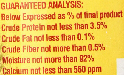 Fluker's gut load food jar illustrating the premium spirulina and kelp enriched formula