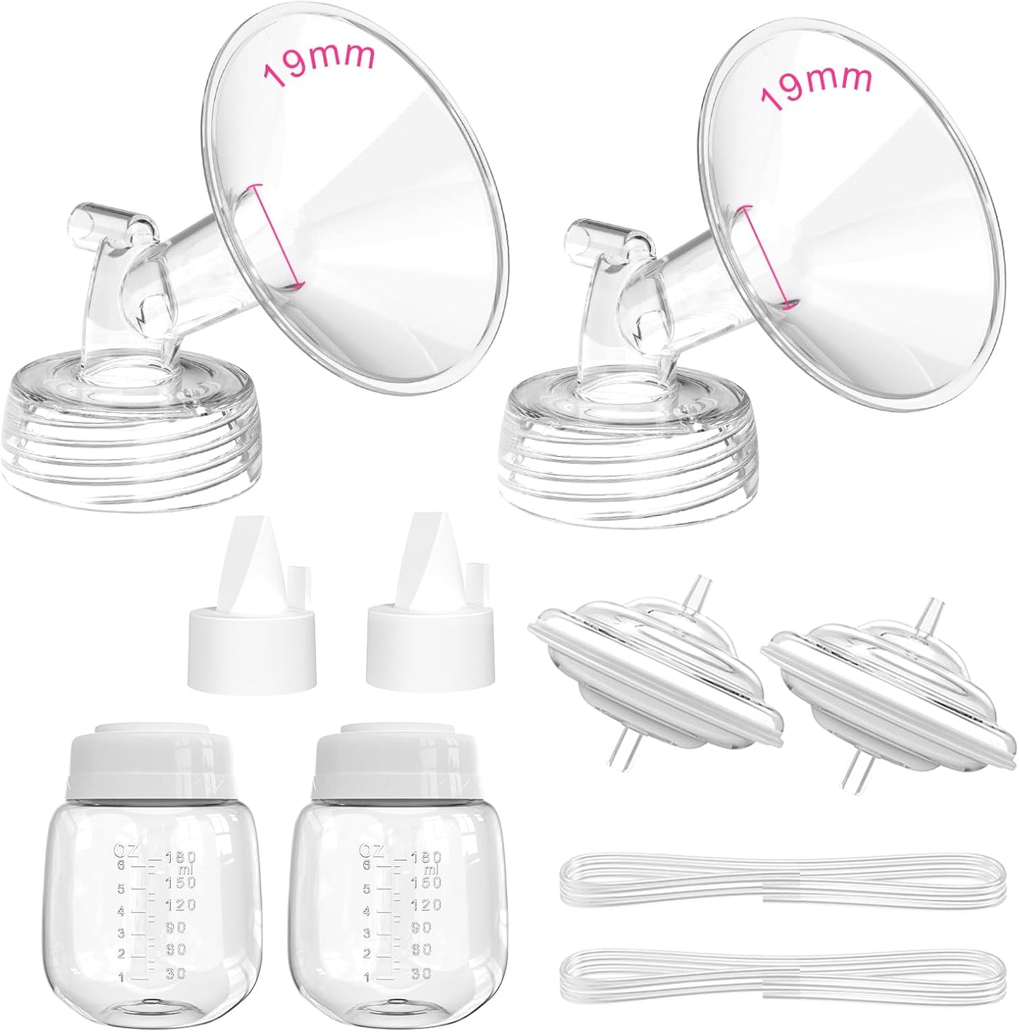 Paruu Life 19mm breast pump replacement set for Spectra pumps