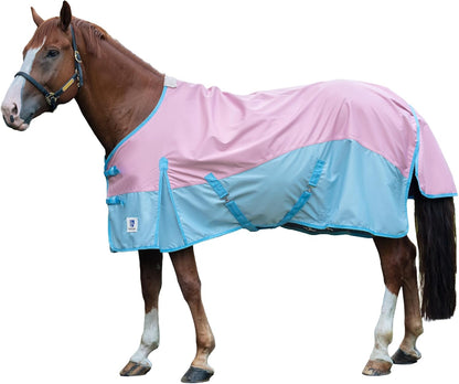 GUARDIA SHIELD 600 Denier Ripstop Horse Turnout Rain Sheet front view on a horse