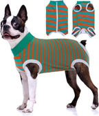 BRKURLEG Small Dog Recovery Suit After Surgery Female Male, Back Zipper Spay Recovery Suit for Dogs & Cats, Anti-Licking Puppy Surgical Onesie for Abdominal Wound, Cone Alternative, Orange M - Image 13