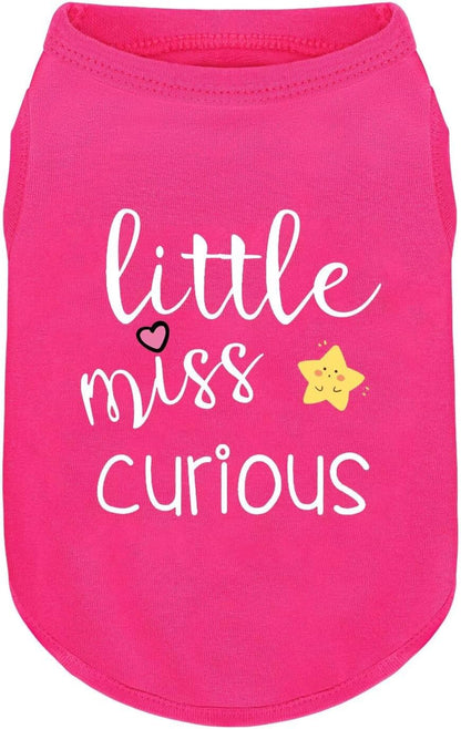 Pink Cotton Dog Shirt with 'Little Miss Princess' Print, Soft & Breathable Pet Apparel for Small to Large Dogs, All-Season Sleeveless Vest, Cute and Comfortable Dog Outfit.Pink Crown XS - Image 10