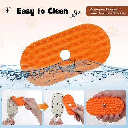 Linfox pet brush detachable head design for easy cleaning