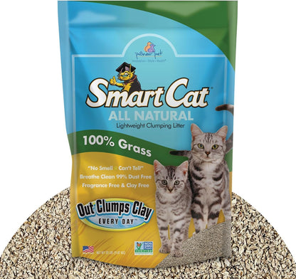 SmartCat All Natural Clumping Cat Litter, 20 Pound (320oz 1 pack) - Alternative to Clay and Pellet Litter - Chemical and 99% Dust Free - Unscented and Lightweight - Image 12