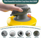 Newborn kitten and puppy feeding station with secure suction cup base