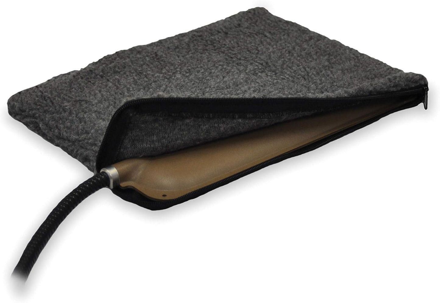 Small animal resting on K&H fleece covered heating pad