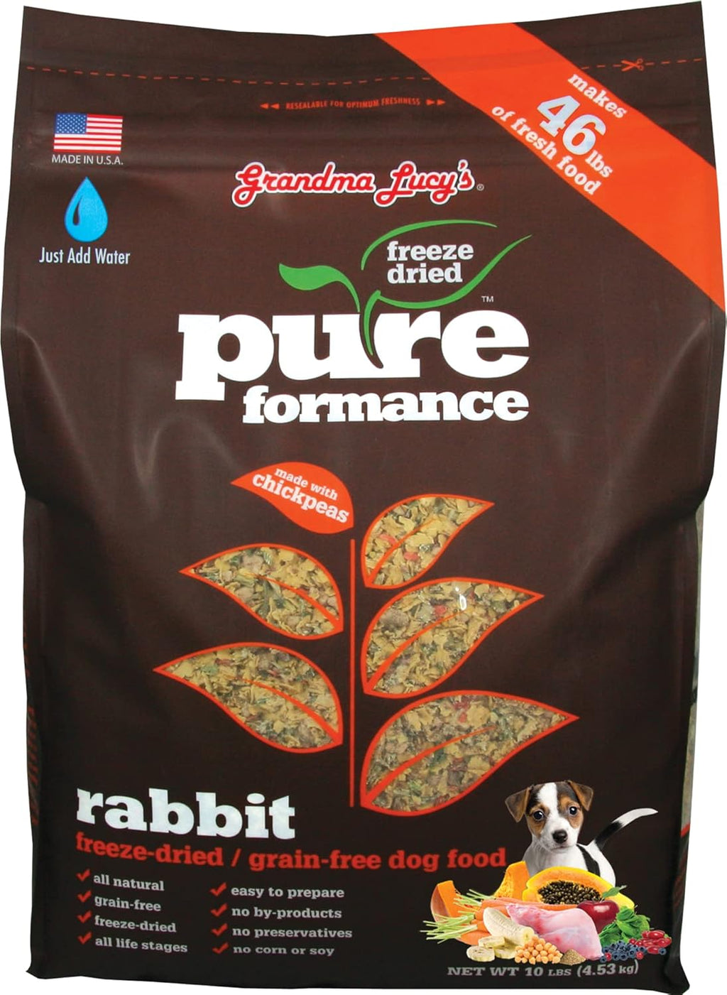 GRANDMA LUCY'S 844212 Pureformance Grain Free Chicken Food for Dogs, 10-Pound - Image 10