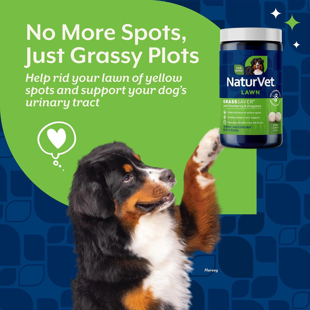 NaturVet GrassSaver chewable wafers texture