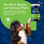 NaturVet GrassSaver chewable wafers texture
