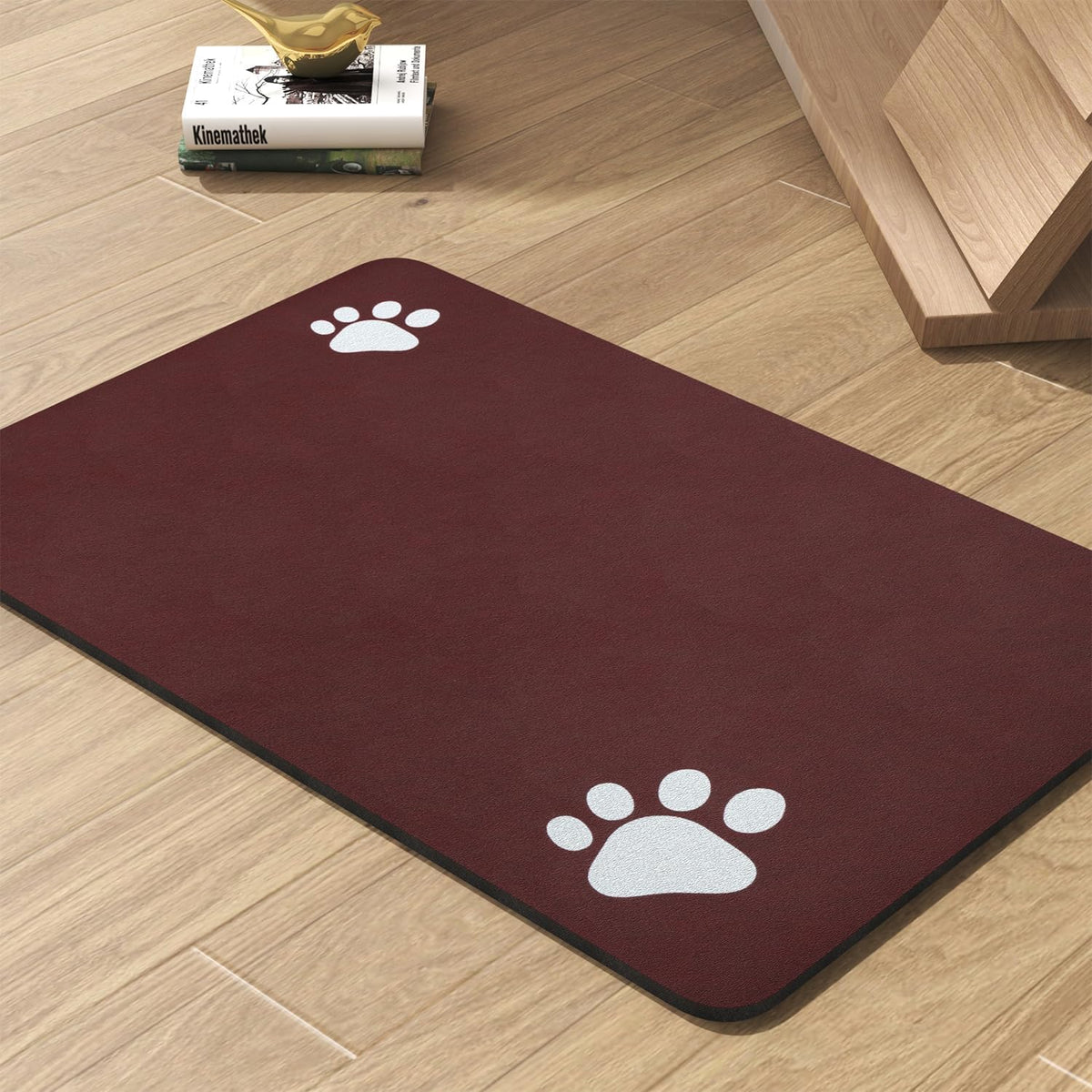 Pet Feeding Mat-Absorbent Dog Mat for Food and Water Bowl-No Stains Quick Dry Water Dispenser Mat-Dog Accessories Pet Supplies-Bowl for Messy DrinkersBeige,17"x28" - Image 12