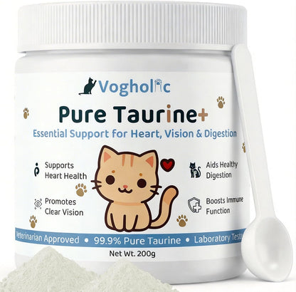 Natures Vitality Farms Taurine Powder for Cats front view container