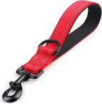 Joytale Strong Short Dog Leash 18 Inch, 1.2 Inch Wide, Heavy Duty, Padded Handle for Traffic Control, Reflective Leash for Medium and Large Dogs Walking Training, Black - Image 15