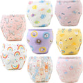 Bembika Upairy potty training pants 8 pack small front view showcasing colorful character prints for toddler boys and girls.