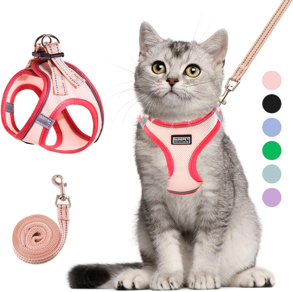 Rishav Pet Care adjustable cat harness chest measurement view