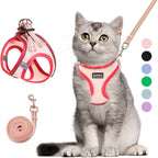 Rishav Pet Care adjustable cat harness chest measurement view