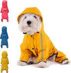 Mabawa reflective dog rain poncho blue medium flat layout display