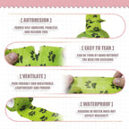 Close up of porous breathable fabric on KkvoGmle pet wrap