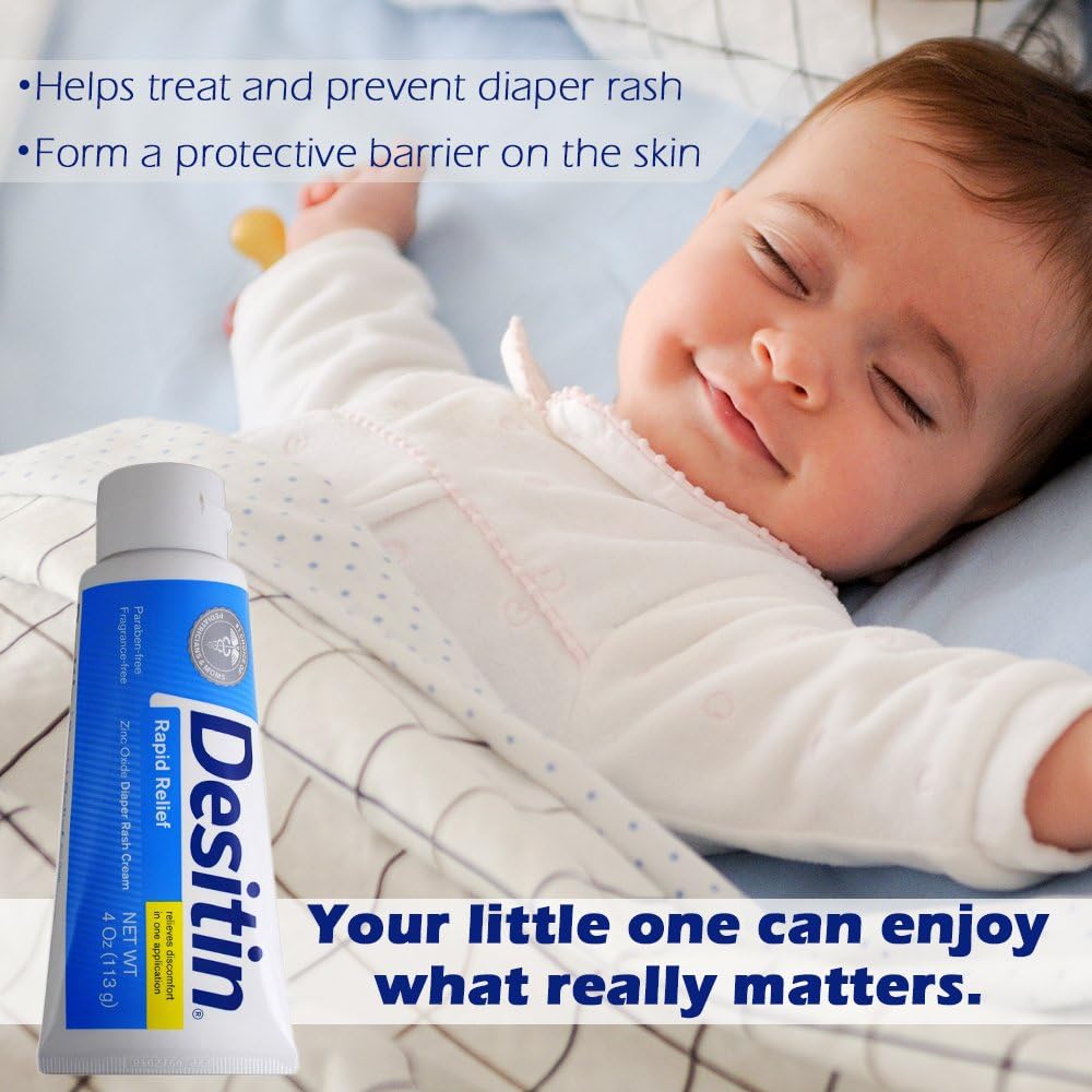 Authentic USA imported Desitin daily defense four ounce tube packaging