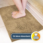 Non slip thermoplastic rubber backing texture of the Muddy Mat entryway runner