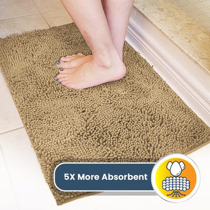 Non slip thermoplastic rubber backing texture of the Muddy Mat entryway runner