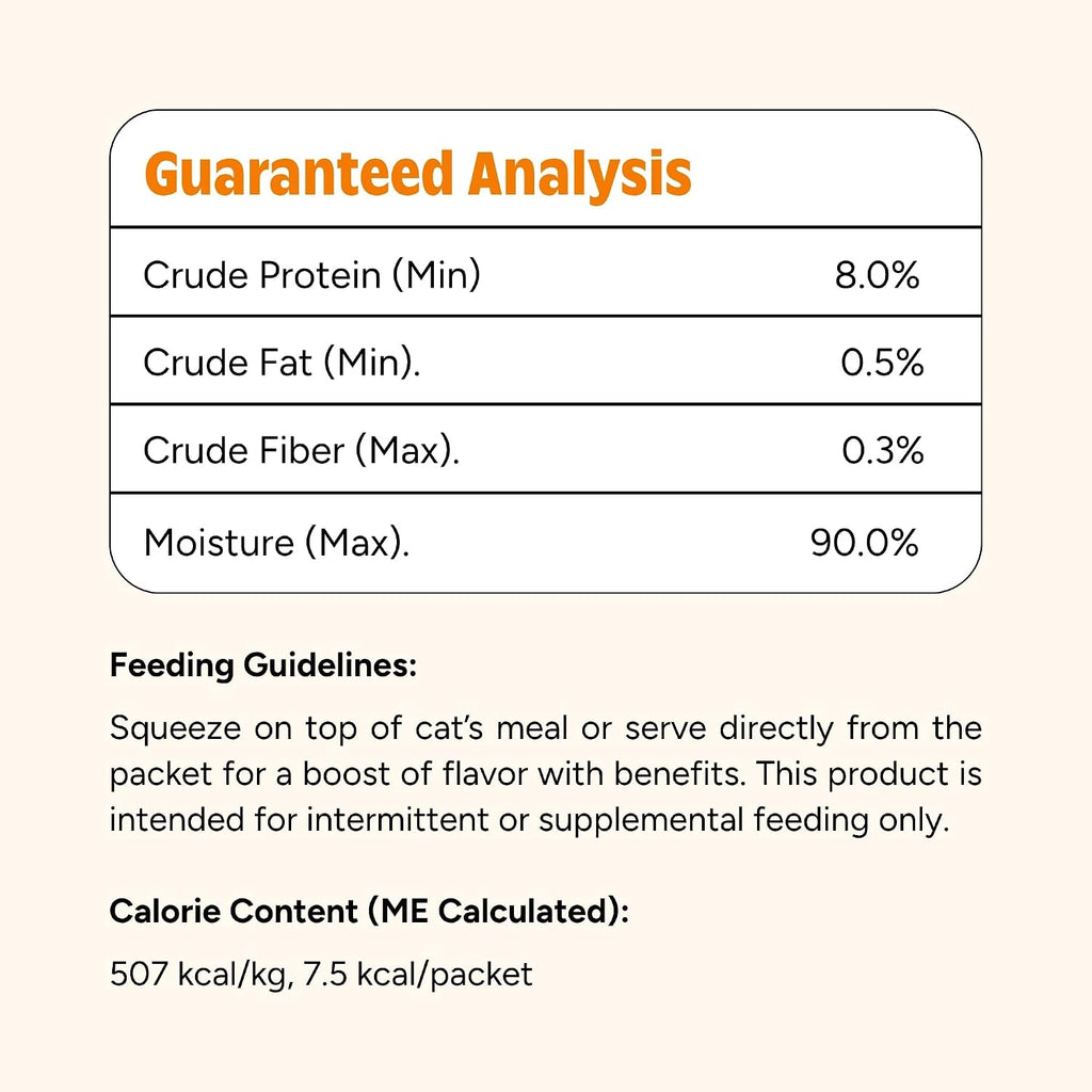 Single 0.5 ounce Joyfull lickable cat treat tube isolated
