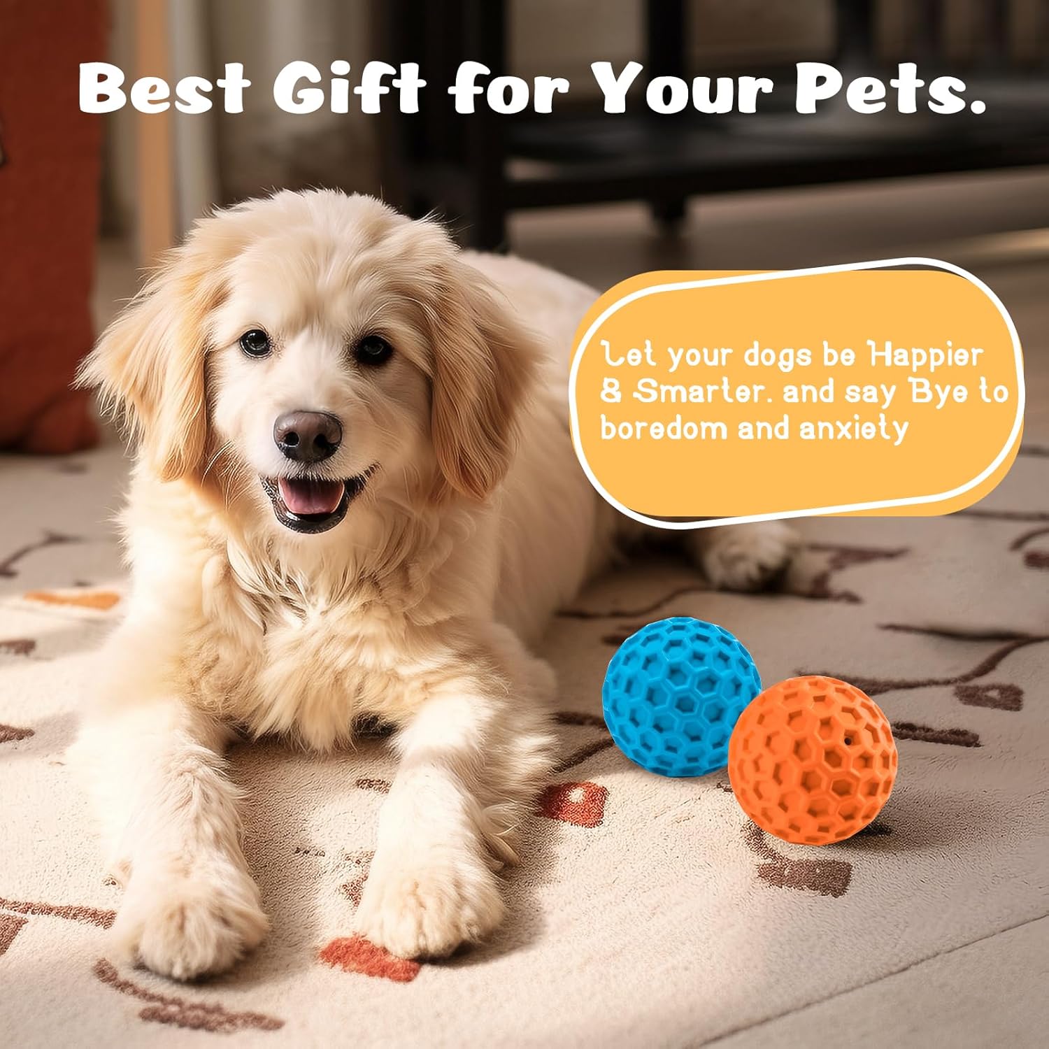 USA imported Hippih durable dog balls set