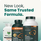 VetriScience dog joint and spine supplement packaging angles