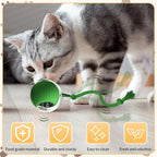 Mtlsttbd green interactive pet toy close-up highlighting the durable pet-safe silicone texture.