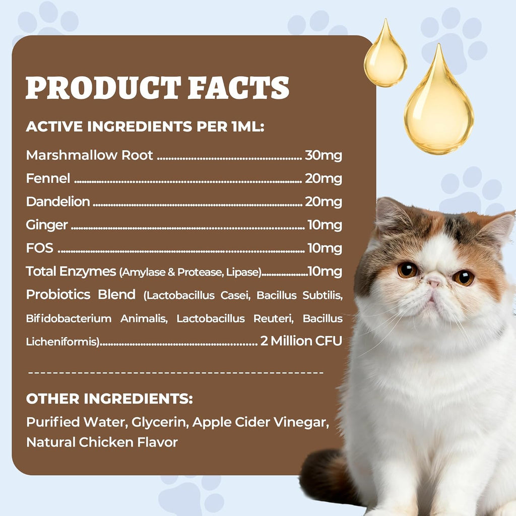 Back label of Wellix pet constipation relief showing marshmallow root and enzymes