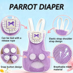 6pcs Bird Diaper Summer Mesh Parrot Flight Suit - S - Image 2