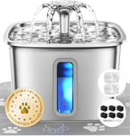 Veken Innovation Award Winner Stainless Steel Cat Water Fountain, 108oz, C1 - Image 14