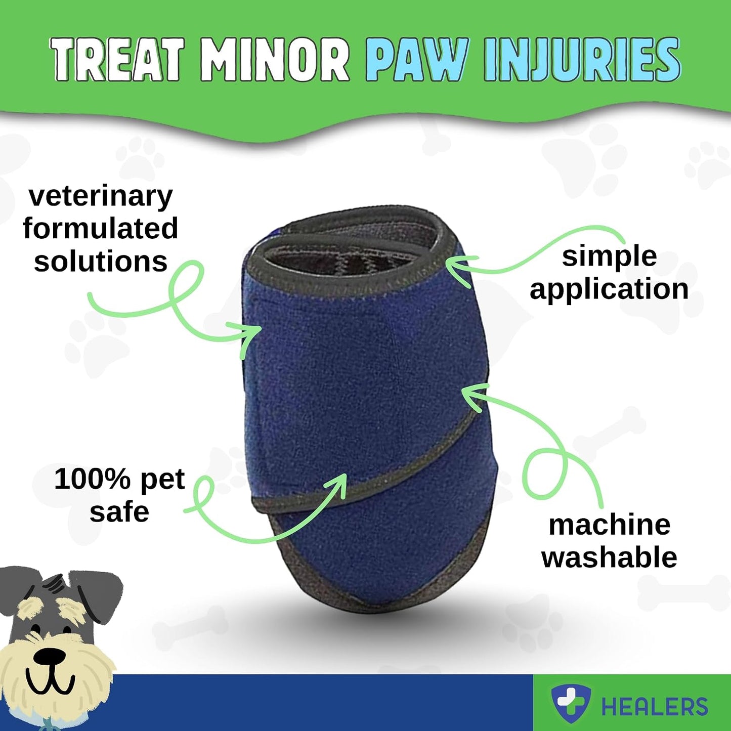 Healers petcare boot fabric detail showing breathability