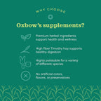 Timothy hay joint supplement tablets close up