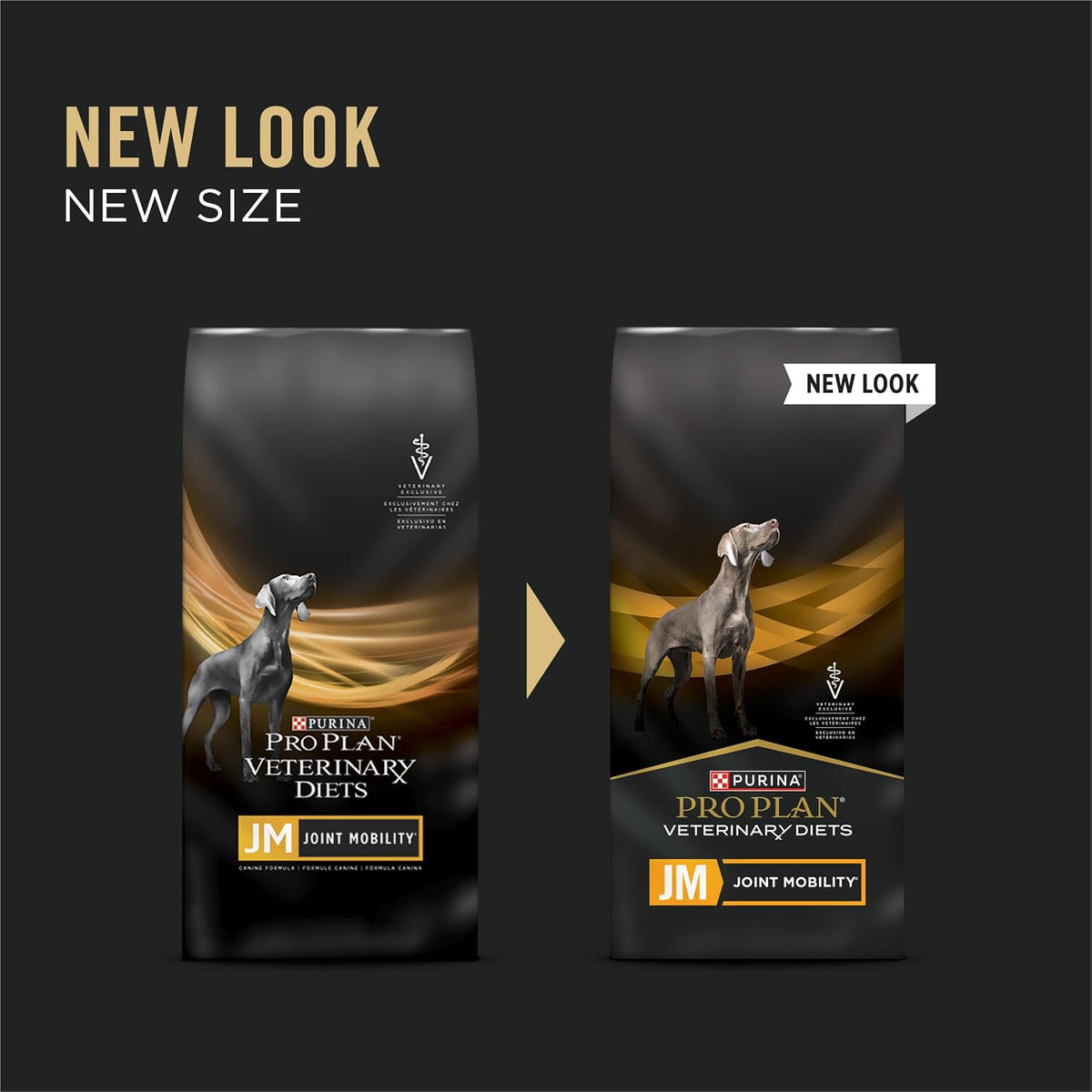 Purina JM Joint Mobility therapeutic dry dog food premium imported formula packaging side panel detailed ingredients