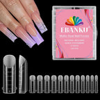 Ebanku poly gel nail forms front view packaging and storage box