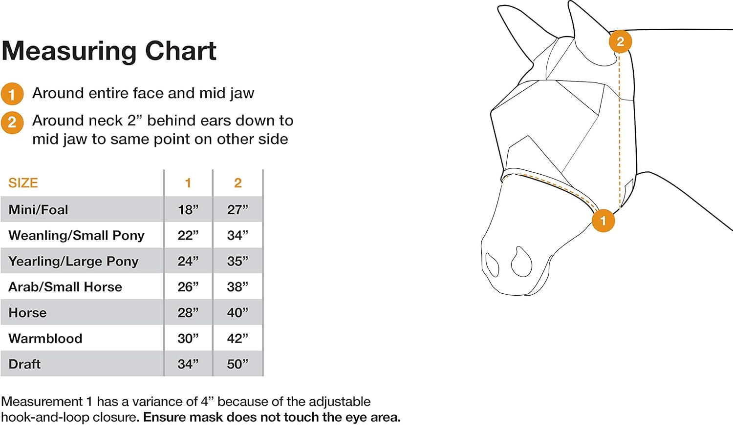 Side profile of horse wearing Cashel Crusader mask