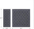 Unipaws cat litter mat non-slip texture on the bottom