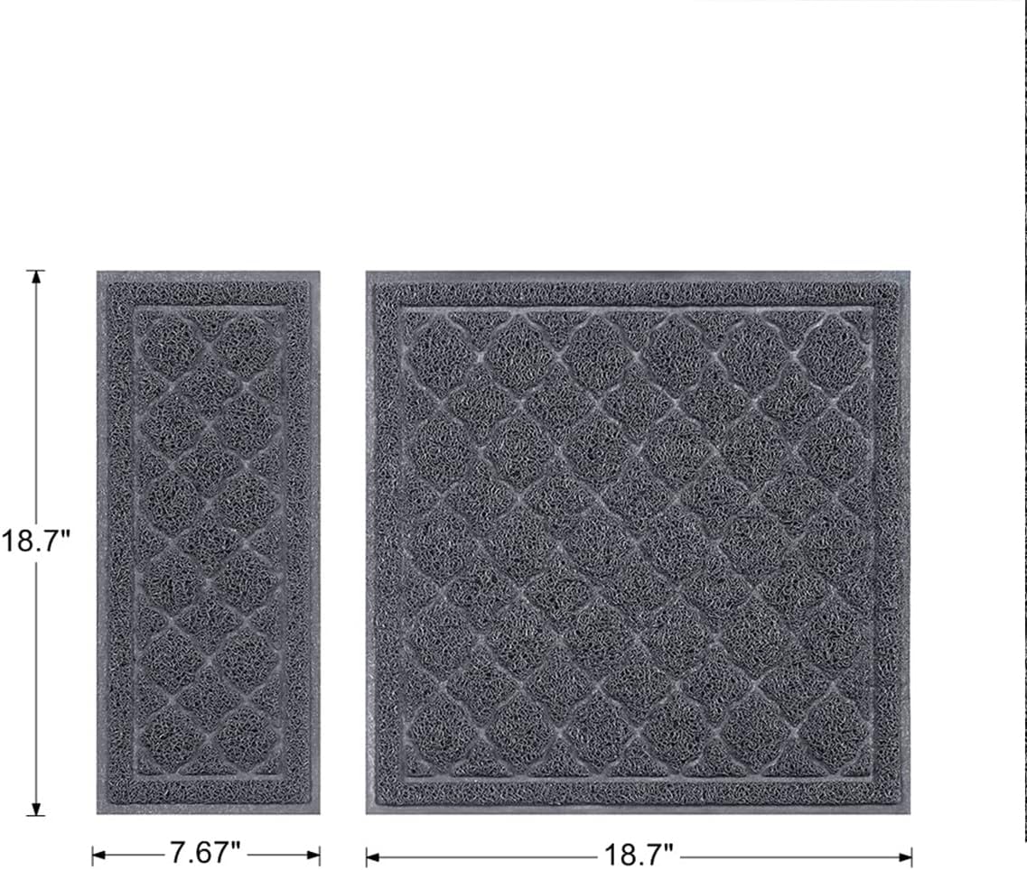 Phthalate-free Unipaws dog and cat litter trapping mat gentle on sensitive paws