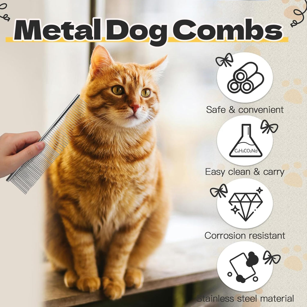Ergonomic rubber handle of the professional cat deshedding brush close up.