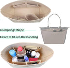 Side profile of Lckaey lightweight structured purse divider